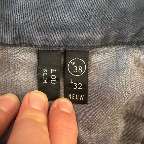 Neuw Nieuwlandstraat Men’s Lou Slim-Fit Jeans Size 38x32 in Liberte Button Fly - Picture 13 of 16